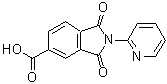 CAS 登录号：186384-46-3， 1,3-二氧代-2-(2-吡啶基)-5-异吲哚啉羧酸