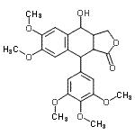 CAS#: 18651-67-7, 9-Hydroxy-6,7-Dimethoxy-4-(3,4,5-Trimethoxyphenyl)-3A,4,9,9alpha-Tetrahydro-1H-Benzo[f]Isobenzofuran-3-One
