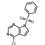 CAS#: 186519-89-1, 4-Chloro-7-(Phenylsulfonyl)-7H-Pyrrolo[2,3-d]Pyrimidine