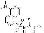 CAS#: 186661-19-8, 5-(Dimethylamino)-N-(Ethylcarbamothioyl)-1-Naphthalenesulfonamide