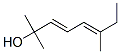 CAS 登录号：18675-17-7， (3E,5E)-2,6-二甲基辛-3,5-二烯-2-醇