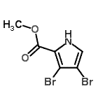 CAS#: 186837-23-0, Methyl 3,4-Dibromo-1H-Pyrrole-2-Carboxylate