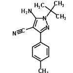 CAS#: 186896-24-2, 5-Amino-3-(4-Methylphenyl)-1-(2-Methyl-2-Propanyl)-1H-Pyrazole-4-Carbonitrile