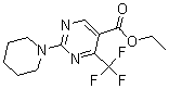 CAS 登录号：187036-01-7， 2-(哌啶-1-基)-4-(三氟甲基)嘧啶-5-羧酸乙酯