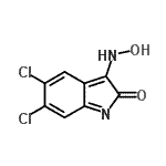 CAS 登录号：18711-18-7， 5,6-二氯-3-(羟基氨基)-2H-吲哚-2-酮