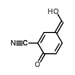 CAS 登录号：187151-99-1， (3Z)-3-(羟基亚甲基)-6-氧代-1,4-环己二烯-1-甲腈