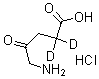 CAS 登录号：187237-35-0， 5-氨基-4-氧代-戊-2,2-D2 酸盐酸盐