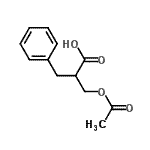 CAS 登录号：187610-68-0， 2-(乙酰氧基甲基)-3-苯基-丙酸