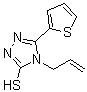 CAS 登录号：187795-50-2， 4-烯丙基-5-(2-噻吩基)-4H-1,2,4-三唑-3-硫醇