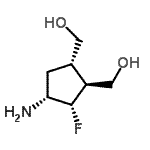 CAS#: 187878-22-4, [(1S,2S,3S,4R)-4-Amino-3-Fluoro-1,2-Cyclopentanediyl]Dimethanol