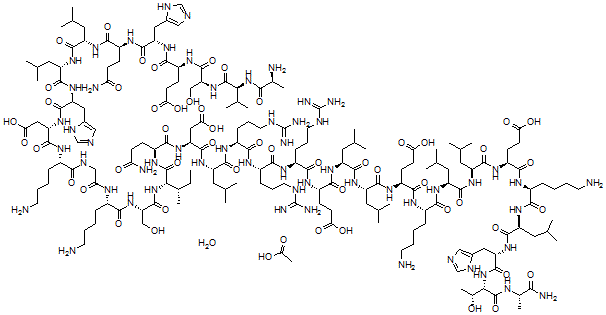 CAS#: 188106-30-1, Semparatide acetate hydrate