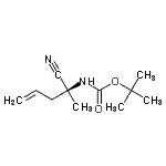 CAS 登录号：188183-42-8， 2-甲基-2-丙基[(2S)-2-氰基-4-戊烯-2-基]氨基甲酸酯
