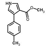 CAS 登录号：188524-66-5， 甲基4-(4-甲基苯基)-1H-吡咯-3-羧酸酯