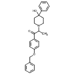 CAS#: 188591-61-9, 1-[4-(Benzyloxy)Phenyl]-2-(4-Hydroxy-4-Phenyl-1-Piperidinyl)-1-Propanone