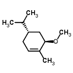 CAS 登录号：188660-64-2， (4S,6R)-4-异丙基-6-甲氧基-1-甲基环己烯