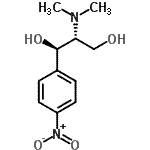 CAS 登录号：18867-45-3， (1R,2R)-2-(二甲基氨基)-1-(4-硝基苯基)-1,3-丙烷二醇