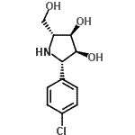 CAS#: 188744-95-8, (2S,3S,4R,5R)-2-(4-Chlorophenyl)-5-(Hydroxymethyl)-3,4-Pyrrolidinediol