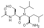 CAS 登录号：189109-90-8， N-乙酰基丝氨酰-N-(3-甲基-2-丁烷基)亮氨酰胺