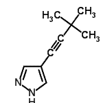 CAS 登录号：189348-94-5， 4-(3,3-二甲基-1-丁炔-1-基)-1H-吡唑