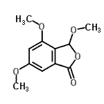 CAS 登录号：189454-29-3， 3,4,6-三甲氧基-2-苯并呋喃-1(3H)-酮