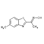 CAS 登录号：189462-29-1， (1E)-N-羟基-1-(5-甲基-1,3-苯并噻唑-2-基)乙烷亚胺
