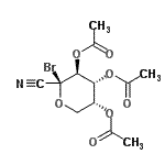 CAS#: 189633-63-4, (2S,3S,4R,5R)-2-Bromo-2-Cyanotetrahydro-2H-Pyran-3,4,5-Triyl Triacetate
