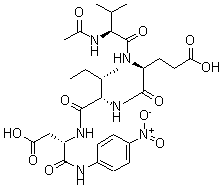 CAS#: 189684-54-6, N-Acetyl-L-Valyl-L-alpha-Glutamyl-L-Isoleucyl-N-(4-Nitrophenyl)-L-alpha-Asparagine