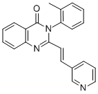 CAS#: 1897-90-1, 2-(2-(3-Pyridyl)-ethenyl)-3-(o-tolyl)-4(3H)-quinazolinone