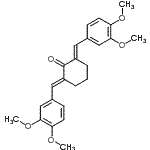 CAS#: 18977-33-8, (2E,6E)-2,6-Bis(3,4-Dimethoxybenzylidene)Cyclohexanone