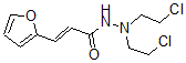 CAS 登录号:1901-07-1, beta-(2-呋喃基)丙烯酸 N2,N2-二(2-氯乙基) 酰肼