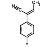 CAS 登录号：190207-94-4， (2Z)-2-(4-氟苯基)-2-丁烯腈