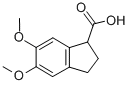CAS 登录号：19156-11-7， 2,3-二氢-5,6-二甲氧基-1H-茚-1-羧酸
