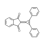 CAS#: 19164-54-6, 2-(2,3-Diphenyl-2-Cyclopropen-1-Ylidene)-1H-Indene-1,3(2H)-Dione
