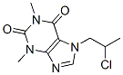 CAS 登录号:1919-38-6, 7-(2-氯丙基)-3,7-二氢-1,3-二甲基-1H-嘌呤-2,6-二酮