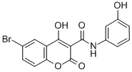 CAS#: 19225-15-1, 6-Bromo-4-Hydroxy-3-((M-Hydroxyphenyl)Carbamoyl)Coumarin
