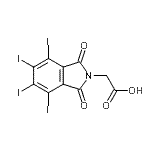 CAS#: 19231-60-8, (4,5,6,7-Tetraiodo-1,3-Dioxo-1,3-Dihydro-2H-Isoindol-2-Yl)Acetic Acid