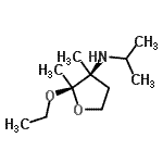 CAS#: 192324-20-2, Ethyl 1,3,4-trideoxy-3-(isopropylamino)-3-methyl-alpha-L-glycero-pent-2-ulofuranoside
