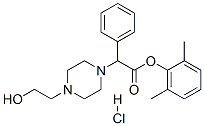 CAS#: 19245-07-9, (2,6-Dimethylphenyl) 2-[4-(2-Hydroxyethyl)Piperazin-1-Yl]-2-Phenyl-Acetate Hydrochloride