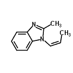 CAS 登录号：192505-91-2， 2-甲基-1-[(1Z)-1-丙烯-1-基]-1H-苯并咪唑