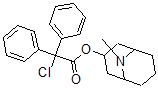 CAS#: 1927-14-6, alpha-Chloro-alpha,alpha-Diphenylacetic Acid (1beta,5beta)-9-Methyl-9-Azabicyclo[3.3.1]Nonan-3beta-Yl Ester