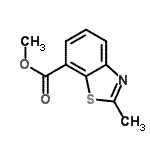 CAS#: 192948-01-9, Methyl 2-Methyl-1,3-Benzothiazole-7-Carboxylate