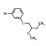 CAS#: 19296-69-6, 1-Bromo-3-[(2,2-Dimethoxyethyl)Sulfanyl]Benzene