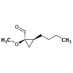 CAS#: 193070-58-5, (1R,2S)-2-Butyl-1-Methoxycyclopropanecarbaldehyde