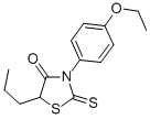 CAS 登录号：19334-80-6， 3-(P-乙氧基苯基)-5-丙基绕丹宁