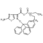 CAS#: 193402-47-0, (2Z)-2-(2-Amino-1,3-Thiazol-4-Yl)-2-[(Trityloxy)Imino]Acetyl Diethyl Phosphate
