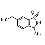 CAS#: 193904-60-8, 6-Ethyl-3-Methyl-2,3-Dihydro-1,2-Benzothiazole 1,1-Dioxide