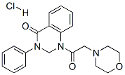 CAS 登录号：19395-78-9， 2,3-二氢-1-(吗啉基乙酰基)-3-苯基喹唑啉-4(1H)-酮单盐酸盐