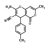 CAS#: 194282-74-1, 2-Amino-7-Methyl-4-(4-Methylphenyl)-5-Oxo-4H,5H-Pyrano[4,3-b]Pyran-3-Carbonitrile