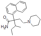 CAS 登录号：1944-72-5， alpha-仲-丁基-alpha-(1-萘基)-1-哌啶丁酰胺