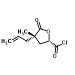 CAS#: 194421-62-0, (2S,4S)-4-Allyl-4-Methyl-5-Oxotetrahydro-2-Furancarbonyl Chloride